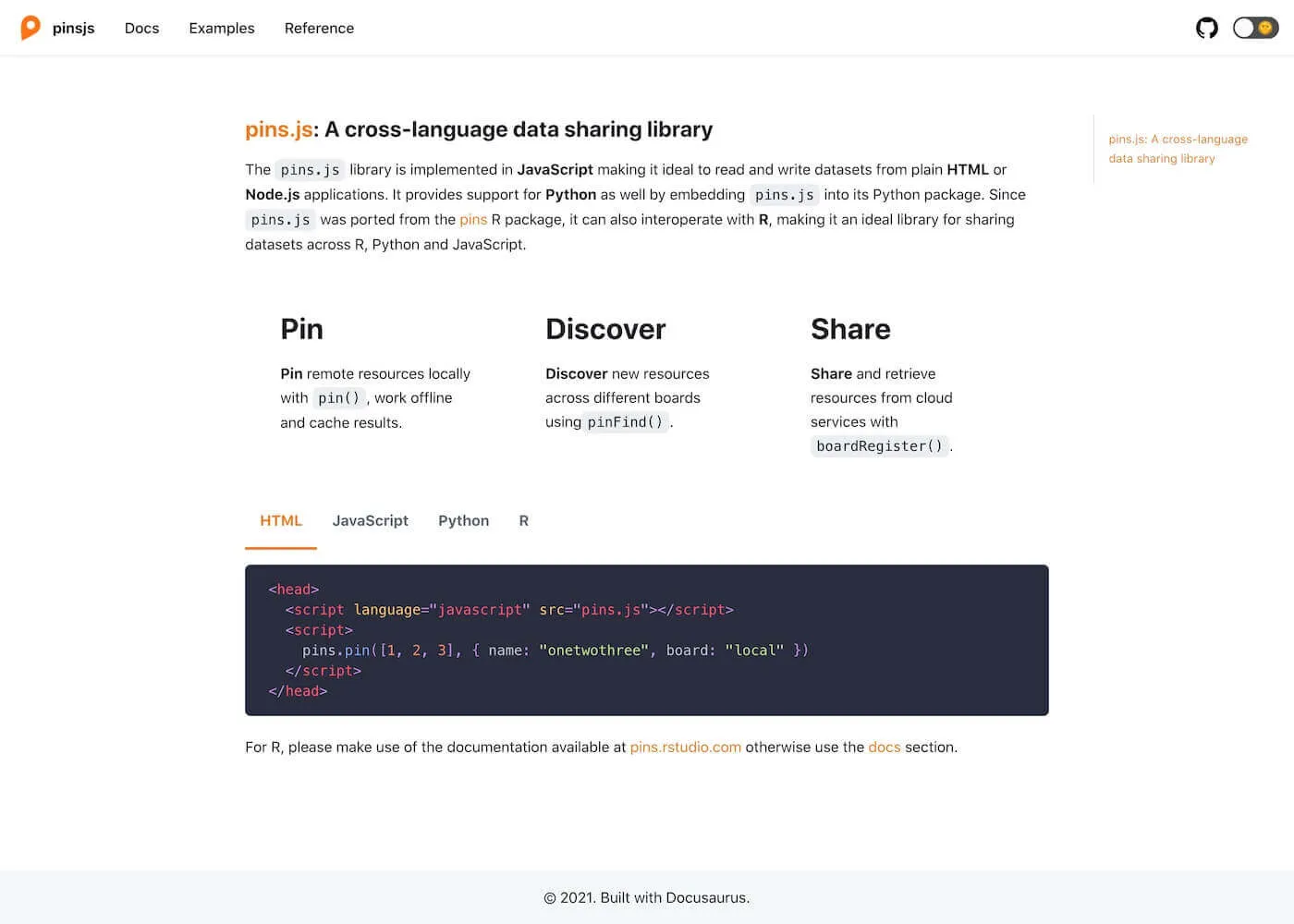 PinsJS